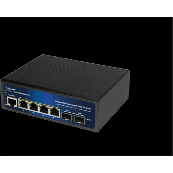 Switch PoE industrial gestionado ALLNET ALL-SGI8106PMJ 4 PoE + 2 puertos uplink