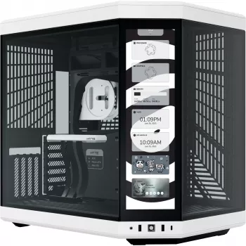 Caja PC HYTE Y70 Touch Infinite Midi Tower negro, blanco