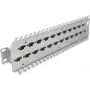 Panel de gestión de cables DeLOCK 67070 gris metal 19 pulgadas