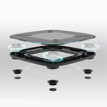 Báscula de análisis corporal HoMedics SCL-B200-BK3R