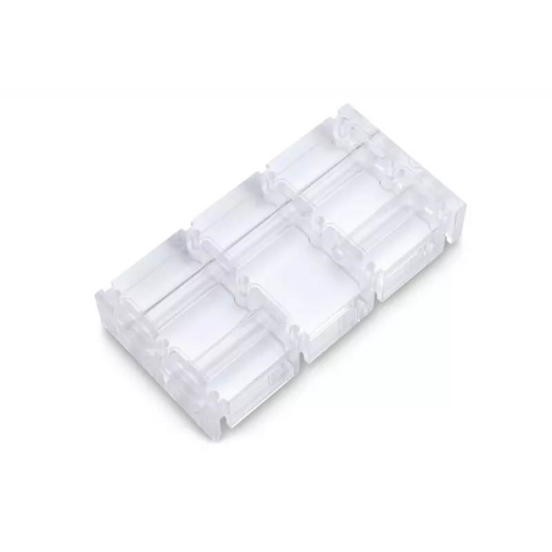 Terminal EK-Scalar Quad 2-Slot – plexi – puente para bloque de agua
