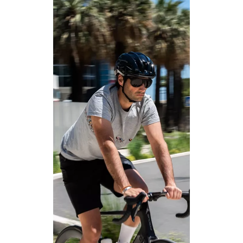 Casco de bicicleta HJC CROSSER Negro Talla M — Casco protector para ciclismo de carretera y urbano