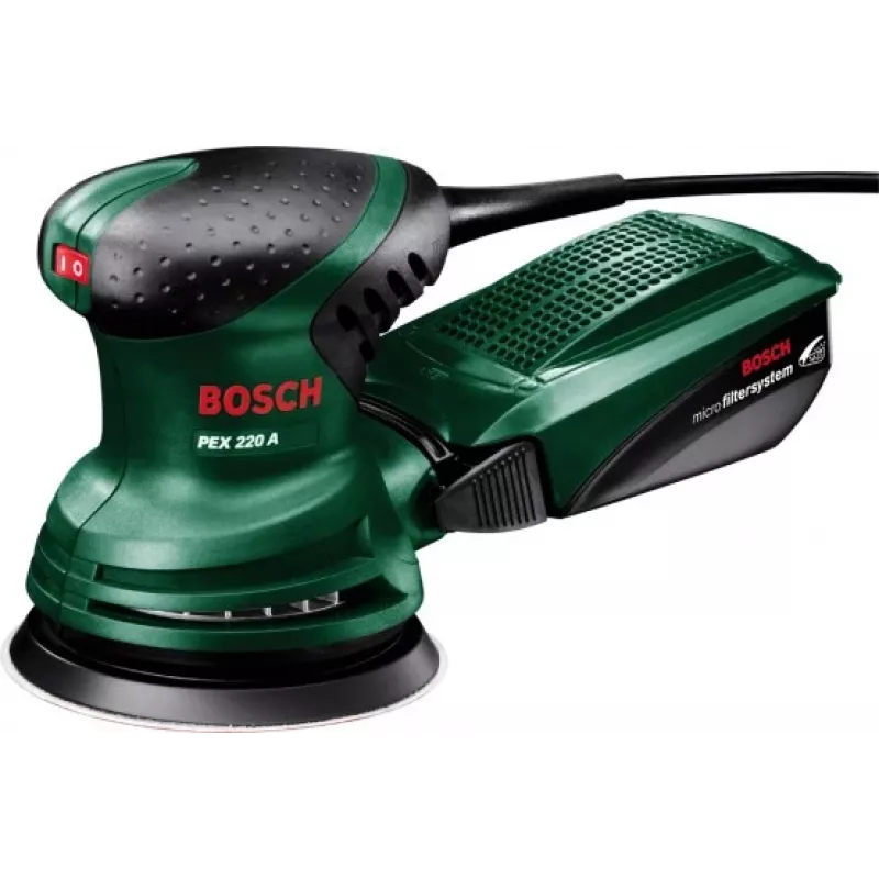 Lijadora excéntrica Bosch PEX 220 A 24000 OPM negro, verde