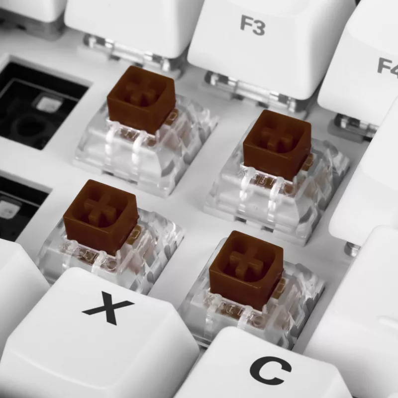 Juego de interruptores Kailh Box Brown, interruptores de teclado marrón/transparente, 35 uds.