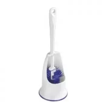 Set de cepillos de WC Wenko 187514500 con soporte de cepillo de plástico