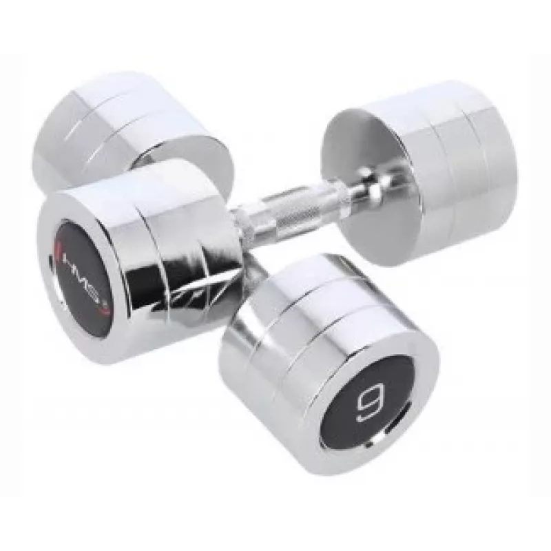 Mancuerna de peso fijo HMS Fitness CHD09 9 kg 2 uds.