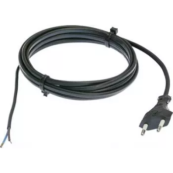 Cable de alimentación AS Schwabe 70652, 3 m de longitud, negro