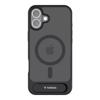 PSTAND ajustable para iPhone 16 de Torras, modelo X00FX1931, negro, soporte plegable ligero