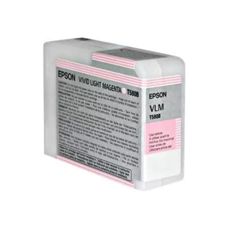 Epson Singlepack Vivid Light Magenta T580B00, Vivid light Magenta, tinta pigmentada, 80 ml, 1 ud.