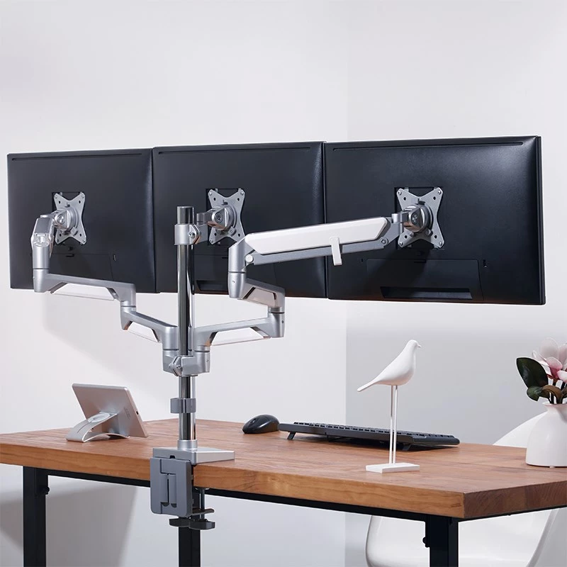 LogiLink BP0090 Soporte de monitor / pie 68,6 cm (27) Escritorio Plata