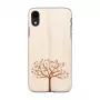 Funda para smartphone man and wood para iPhone XR — madera de manzano, superficie negra