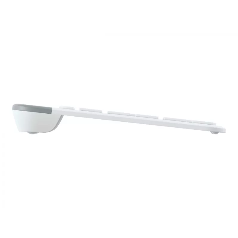 Logitech Slim Wireless Combo MK470 - Conjunto de teclado y ratón - Inalámbrico - 2,4 GHz - Español - Off-White (920-009199)