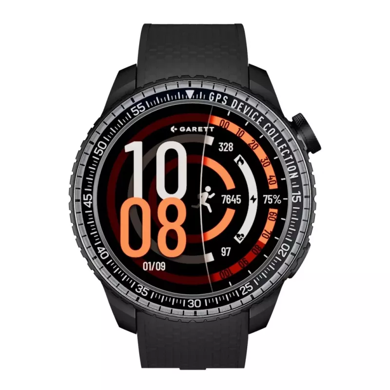 Smartwatch Garett Compass GPS negro — Smartwatch Garett Compass GPS, negro