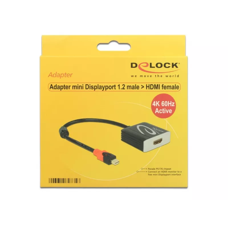 Adaptador de cable de vídeo DeLOCK 62735 Mini DisplayPort a HDMI