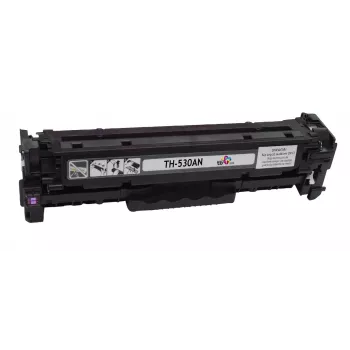 Tóner TB compatible con HP CC530A, 100% nuevo, negro