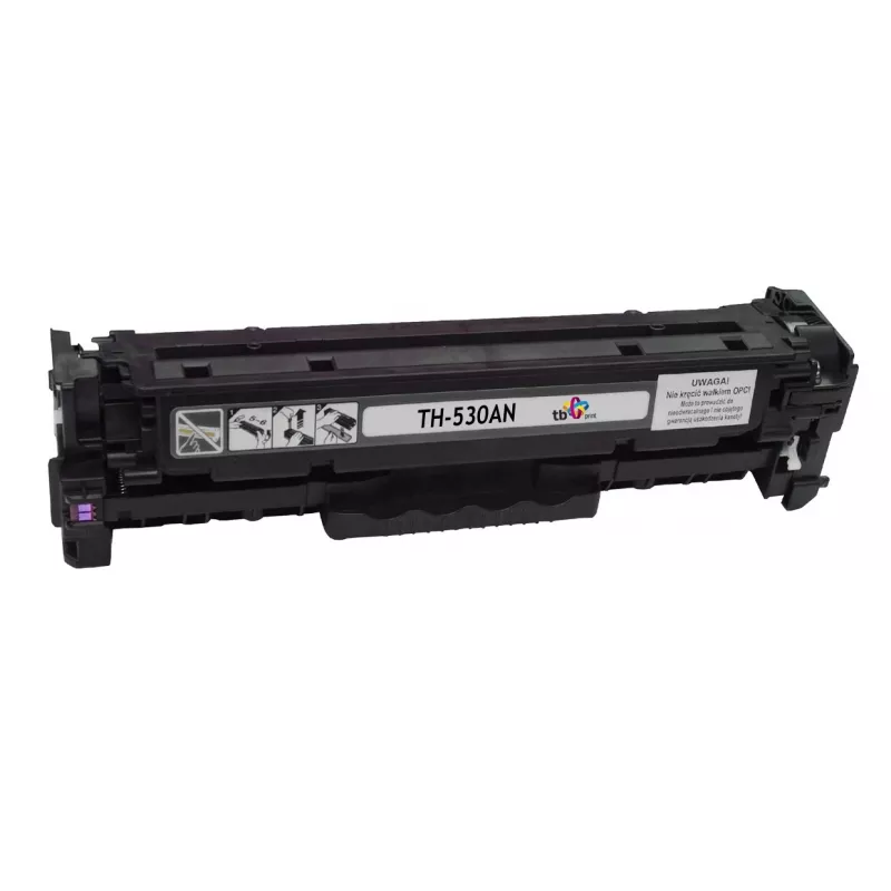 Tóner TB compatible con HP CC530A, 100% nuevo, negro