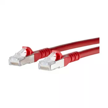 MetzConnect BTR - Cable de red - RJ-45 (M) - RJ-45 (M) - 3 m - Apantallado - (CAT 6a) - Libre de halógenos - Rojo (1308453066-E)