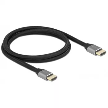 Cable HDMI DeLOCK Ultra High Speed 48 Gbps 8K 60 Hz gris 1 m