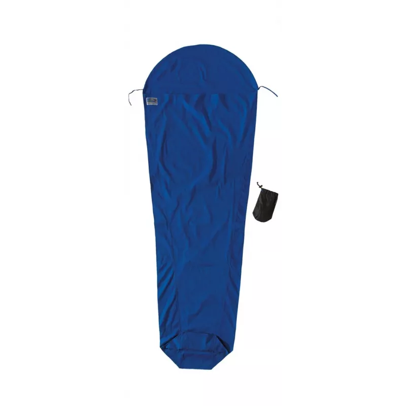 Cocoon CM80 saco de dormir adultos saco de dormir tipo momia algodón azul