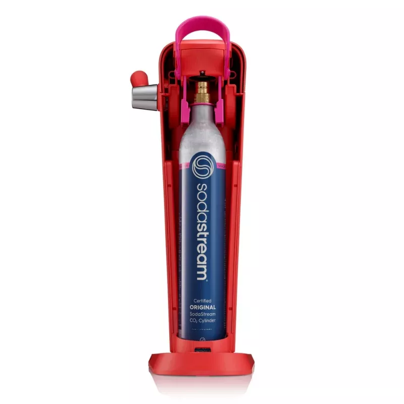 Máquina de soda SodaStream Art Mandarin Red botella de carbonatación 1L