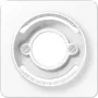 JUNG CD 537 WW - blanco - JUNG - duroplast - 67 mm - 67 mm (CD537WW)