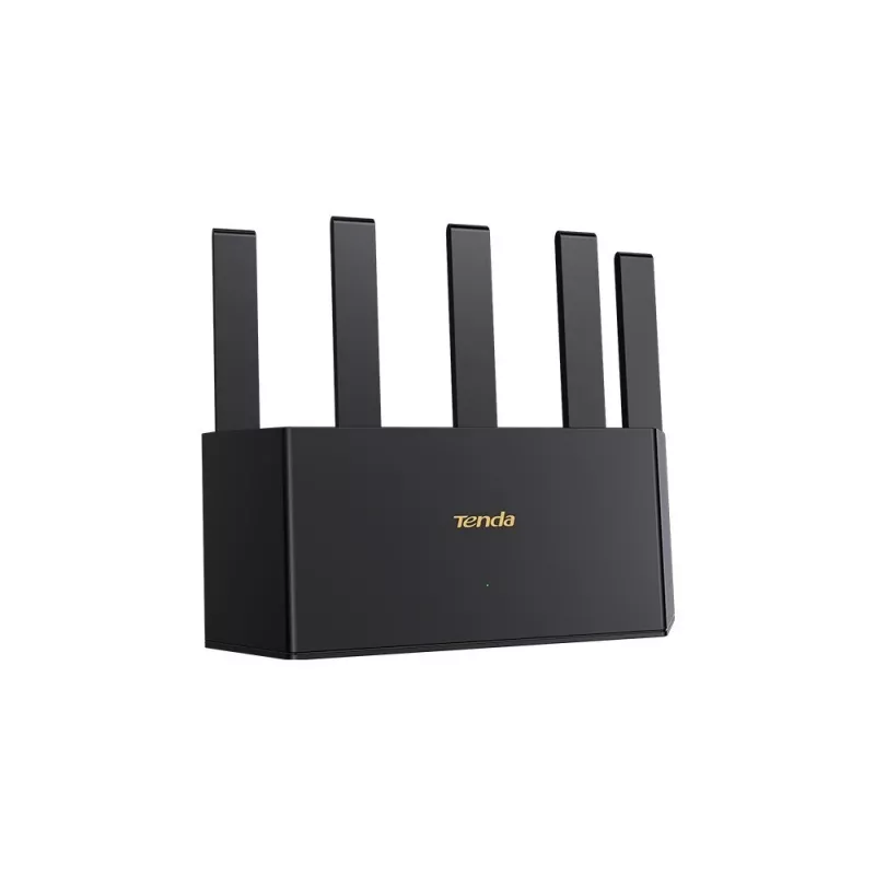 Router WLAN TENDA TE3L Wi‑Fi 7 (IEEE 802.11ax), 3x Gigabit-LAN, 1x WAN, 512 MB RAM, VLAN, NAT, WPA, negro