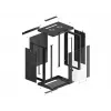 Armario de instalación de pared Lanberg 19'' 15U 600x450mm negro (puerta de cristal)