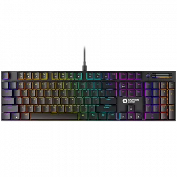 CANYON Teclado Cometstrike GK-55 EN/RU Con cable