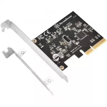 Tarjeta de expansión SILVERSTONE SST-ECU07 USB 3.0 PCIe — adaptador PCI Express USB 3.0