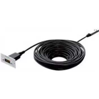 Cable HDMI Kindermann Konnect 50 alu 25 m — 4K 60Hz, cable HDMI pasivo