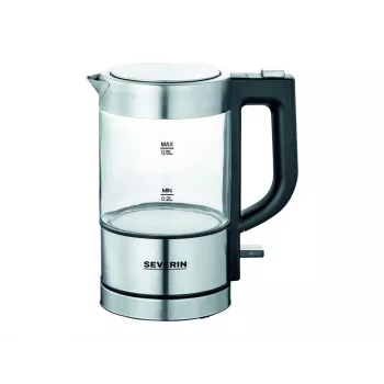 Severin WK 3472 Hervidor de agua 0,5 L Plata 1100 W (WK3472)