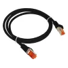 Cable de red AVIZIO KKS6CZA1.0 negro 1 m Cat6 F/UTP (FTP)