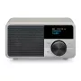 Radio de sobremesa Sangean DDR-7 Glacier Silver con sintonizador digital y Bluetooth