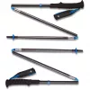 Bastones de trekking Distance Z, fitness gris, 1 par, 100 cm