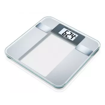 Báscula de baño electrónica Beurer BG 13 Square gris, transparente