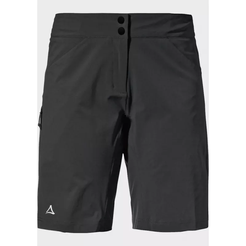 Pantalón corto de ciclismo Schöffel Danube – mujer, negro, talla S