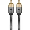 Goobay 65296. Conexión 1: RCA, conector 1 sexo: macho, conexión 2: RCA, conector 2 sexo: macho, material del cable: cobre,
