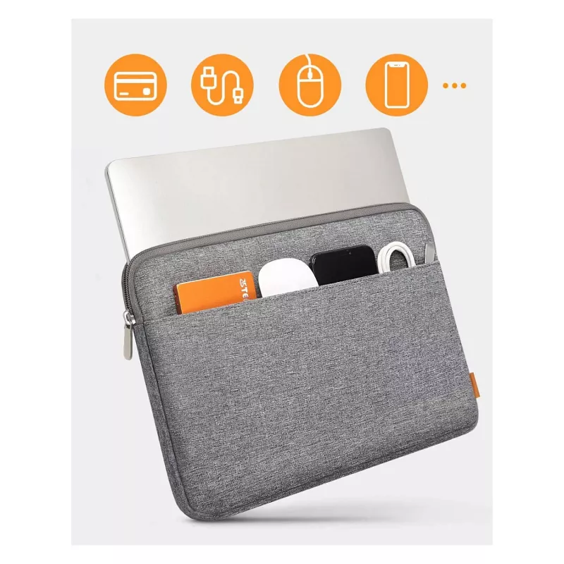 Funda tipo sleeve Inateck LB01005 para dispositivos de hasta 33,8 cm (13,3 pulgadas), gris
