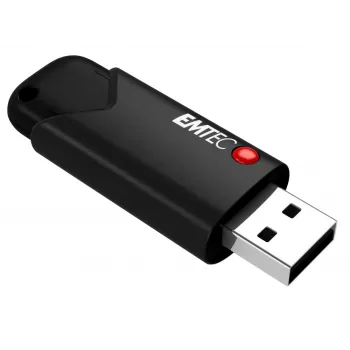 Memoria USB Emtec B120 Click Secure 16 GB USB Type-A 3.2 Gen 2 negra