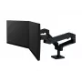 Ergotron LX Pro - Kit de montaje (brazo doble) - modular - para 2 pantallas LCD - en paralelo - aluminio - negro - tamaño de pantalla: hasta 68,6 cm (hasta 27 inch) (45-686-292)