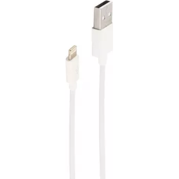 Cable Lightning ShiverPeaks BS14-12041 1 m USB A Blanco