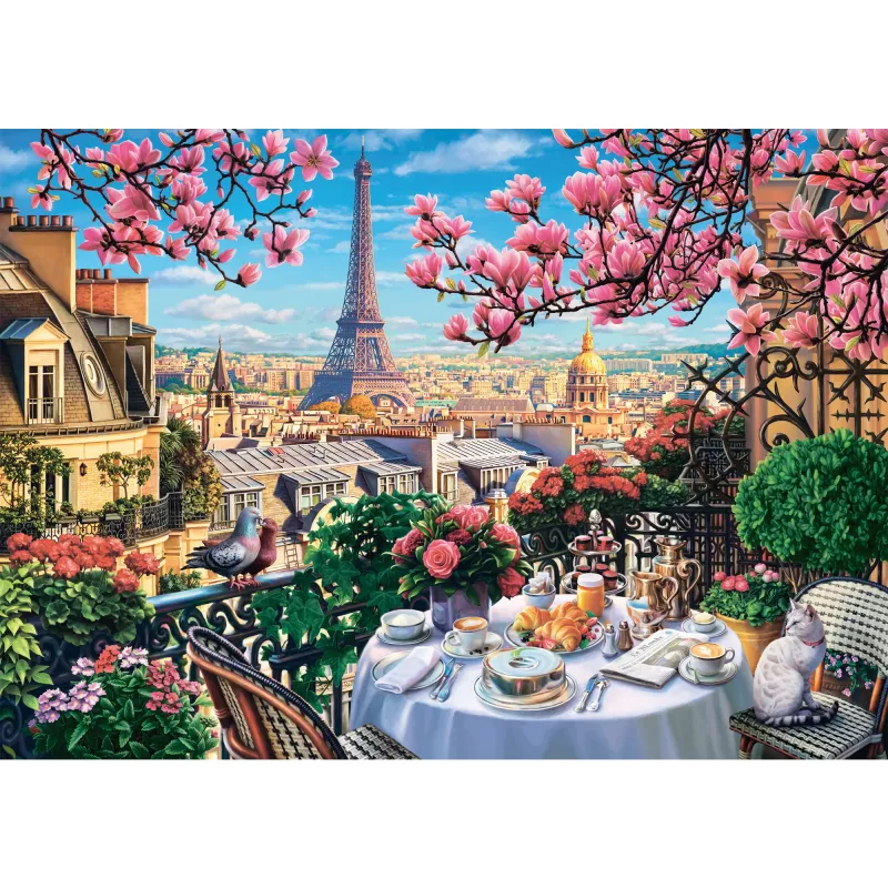 Puzzle Schmidt Spiele Frühstück in Paris – 1000 piezas, modelo 58876