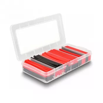 Tubo termorretráctil DeLOCK 20909 196 uds. negro rojo 2:1