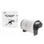 TB Print TBEB-DK22243 rollo de etiquetas para Brother, 102 mm x 30,48 m, negro sobre blanco