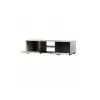 Mueble TV cama meble SOHO 140x43x37 cm — superficie cashmere, marco negro