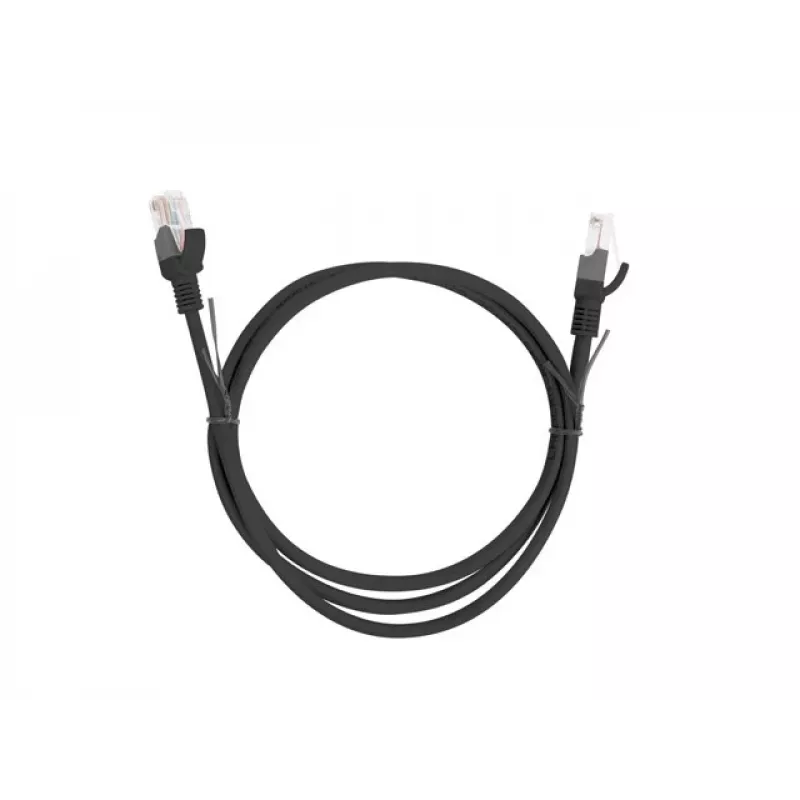 Cable de red LANBERG PCU6-10CC-0100-BK RJ-45 Cat6 1 m Negro U/UTP