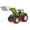 BRUDER tractor con cargador frontal modelo BR-03451 – robusto tractor de juguete con cargador móvil