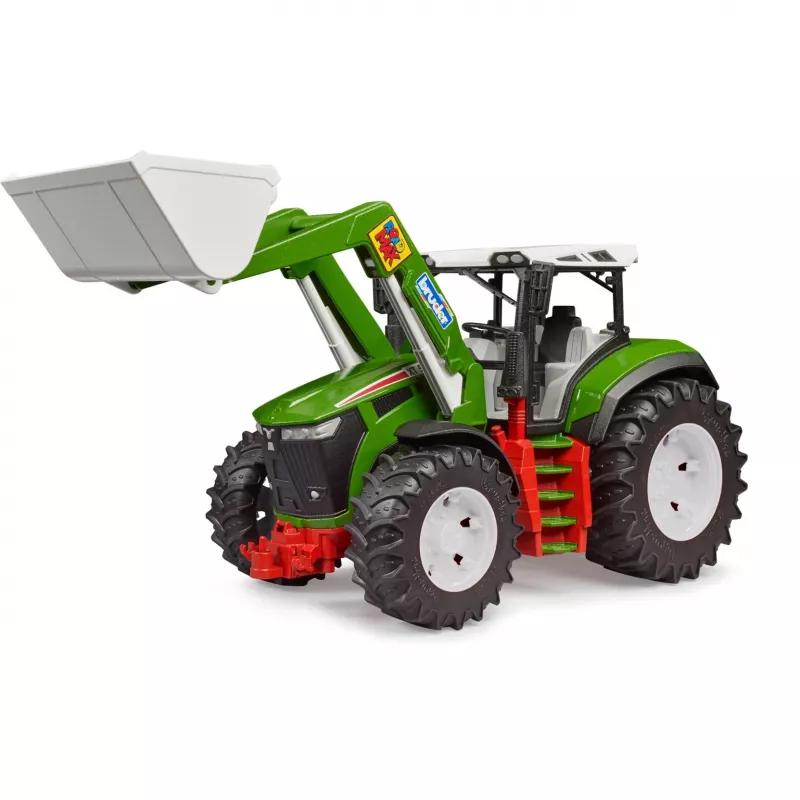 BRUDER tractor con cargador frontal modelo BR-03451 – robusto tractor de juguete con cargador móvil