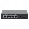Conmutador Gigabit 5xPoE Passthrough, alimentado por PoE o AC, 68W