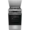 Gorenje GKS5C71XF cocina independiente con horno Plata